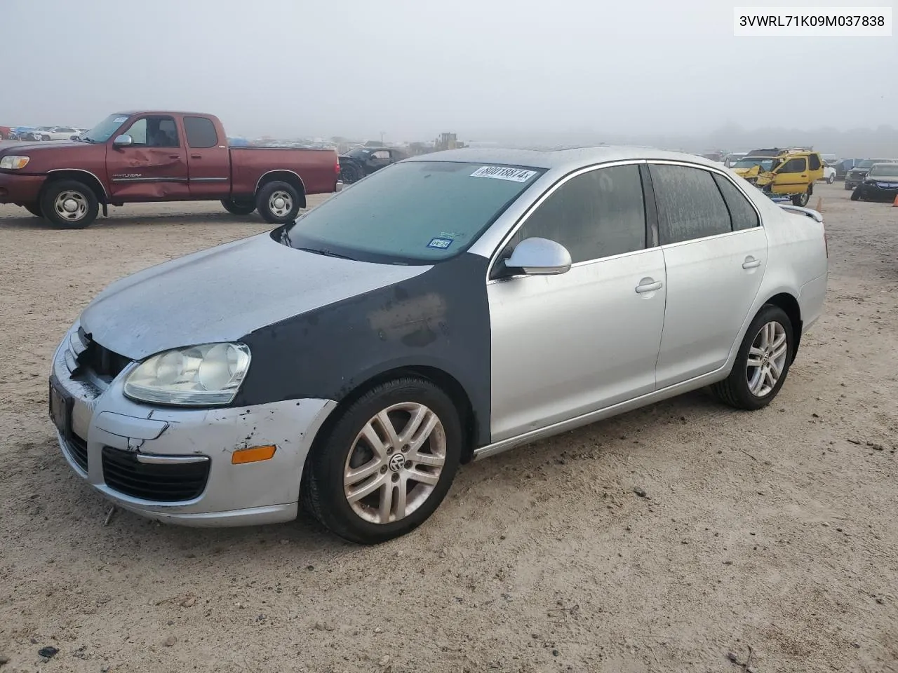 2009 Volkswagen Jetta Tdi VIN: 3VWRL71K09M037838 Lot: 80018874