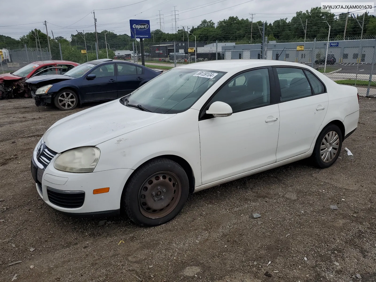 2010 Volkswagen Jetta S VIN: 3VWJX7AJXAM001670 Lot: 65139104