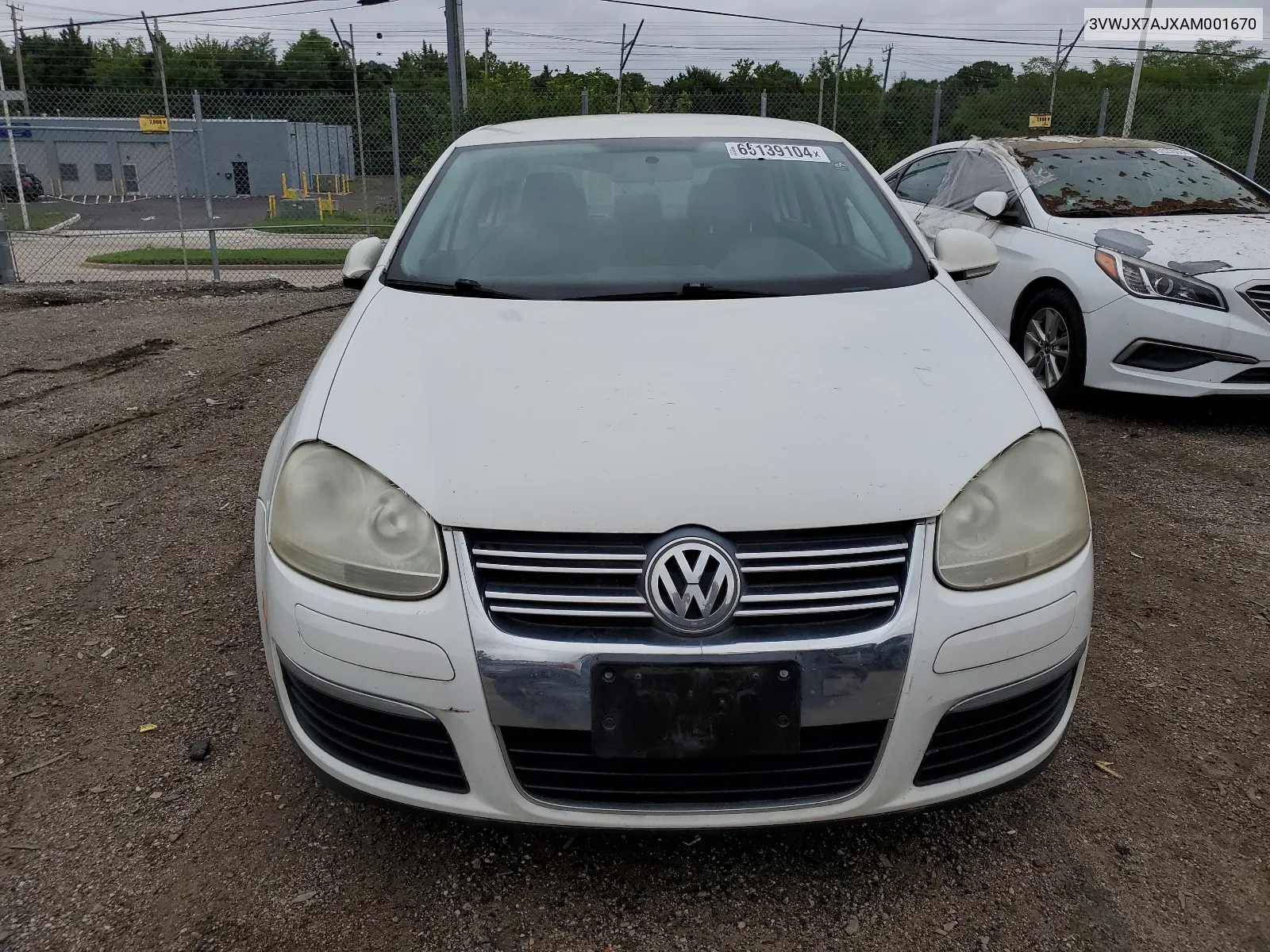 2010 Volkswagen Jetta S VIN: 3VWJX7AJXAM001670 Lot: 65139104