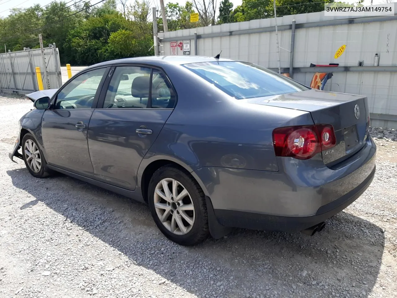 2010 Volkswagen Jetta Se VIN: 3VWRZ7AJ3AM149754 Lot: 67915654