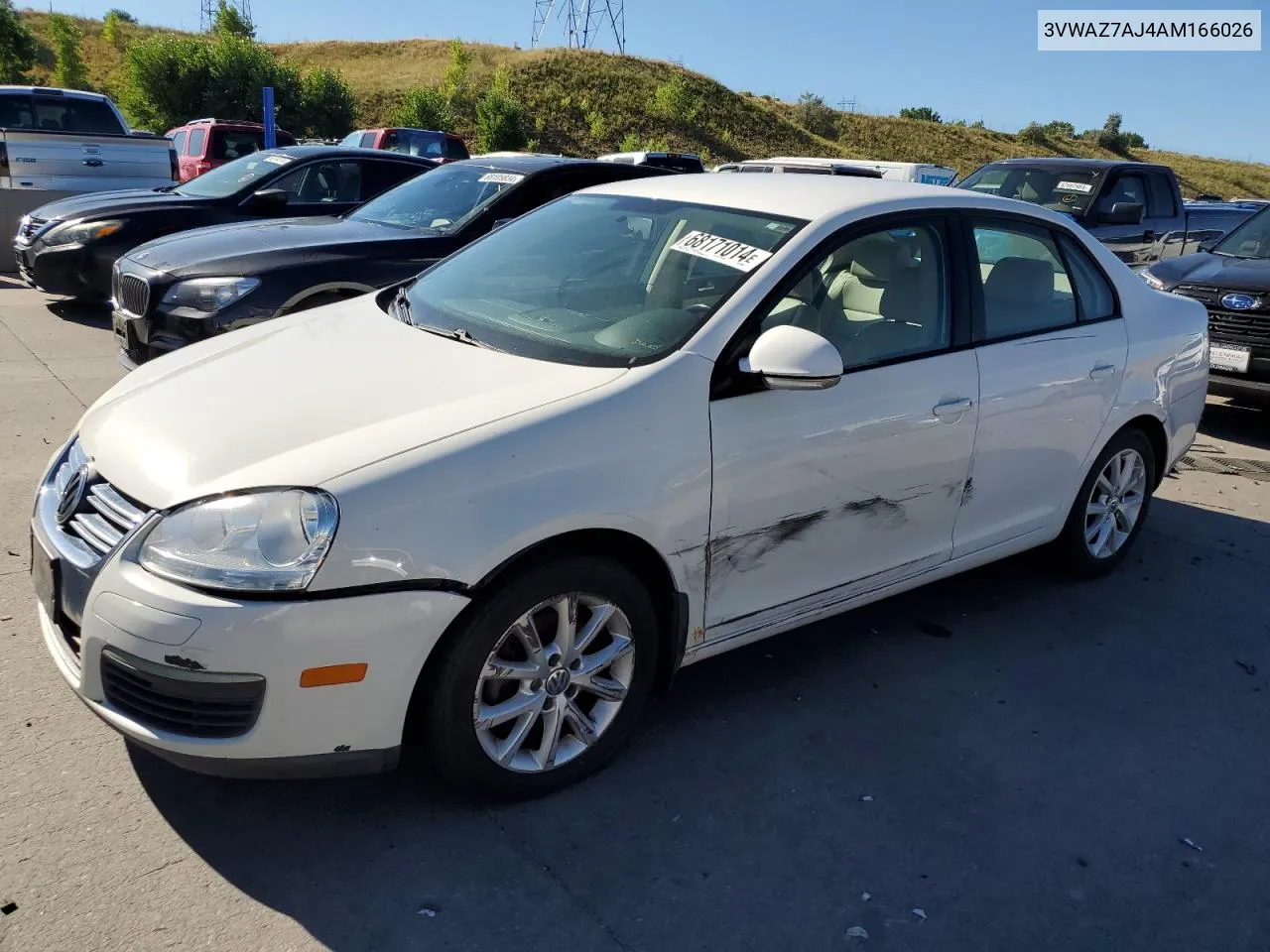 2010 Volkswagen Jetta Limited VIN: 3VWAZ7AJ4AM166026 Lot: 68171014