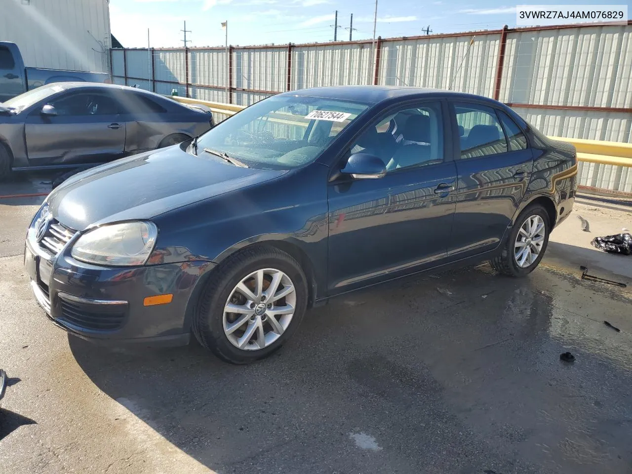 2010 Volkswagen Jetta Se VIN: 3VWRZ7AJ4AM076829 Lot: 70627544