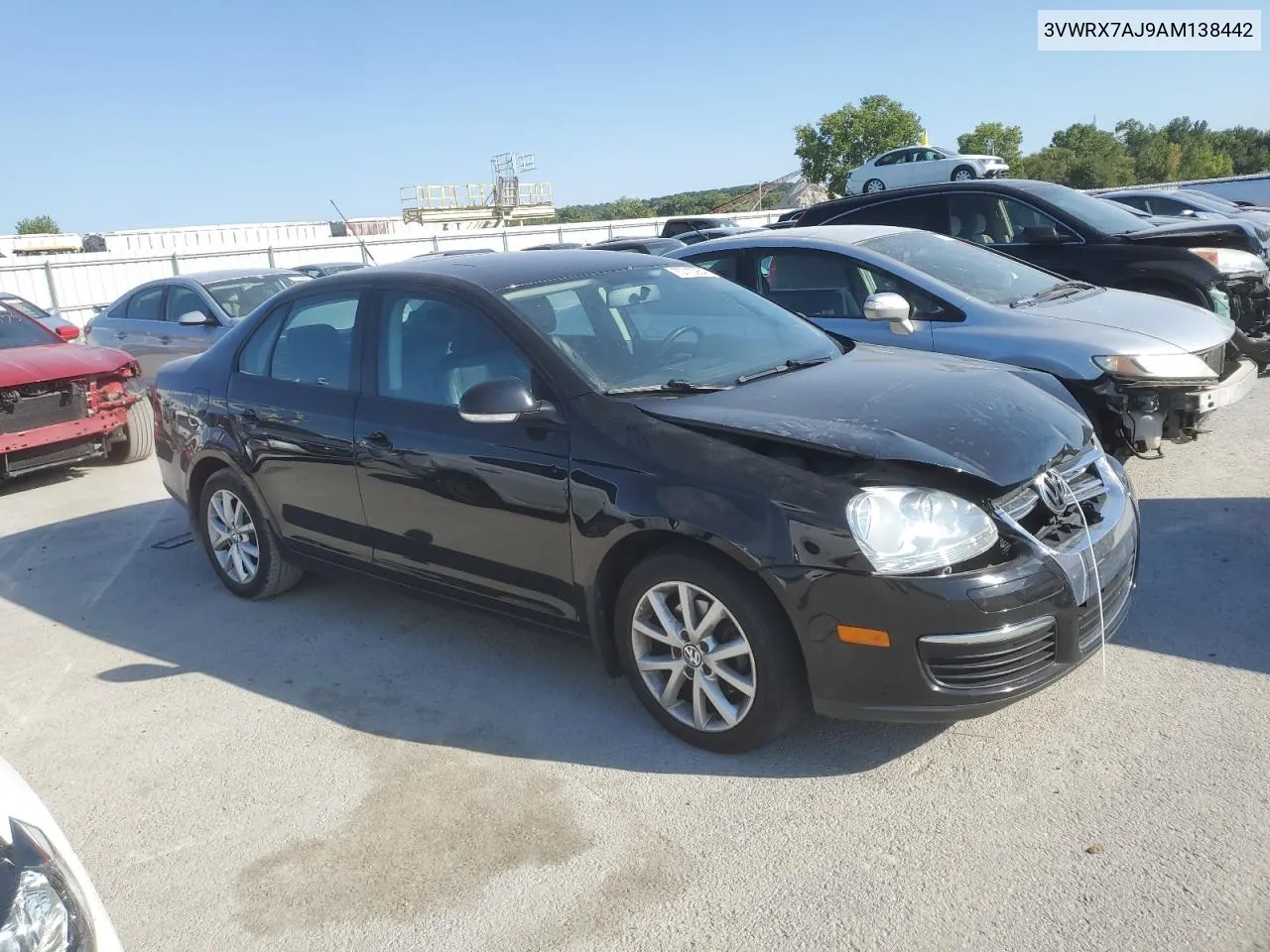 2010 Volkswagen Jetta Se VIN: 3VWRX7AJ9AM138442 Lot: 70710954