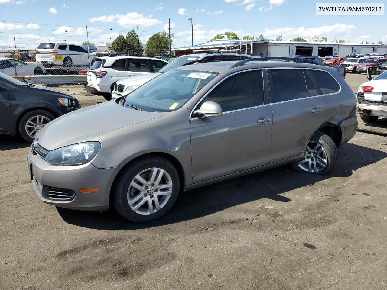 2010 Volkswagen Jetta Tdi VIN: 3VWTL7AJ9AM670212 Lot: 71556684