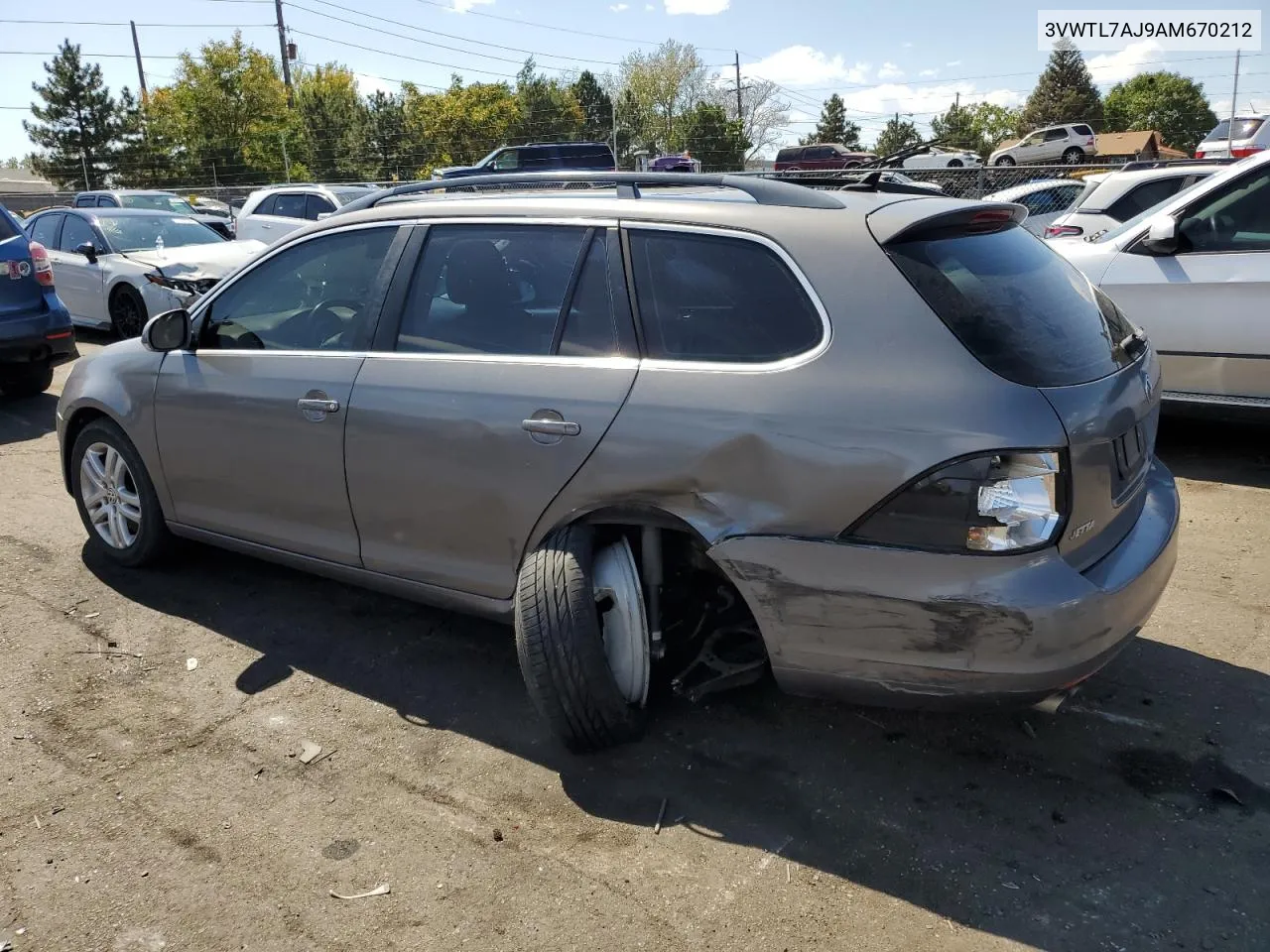 2010 Volkswagen Jetta Tdi VIN: 3VWTL7AJ9AM670212 Lot: 71556684