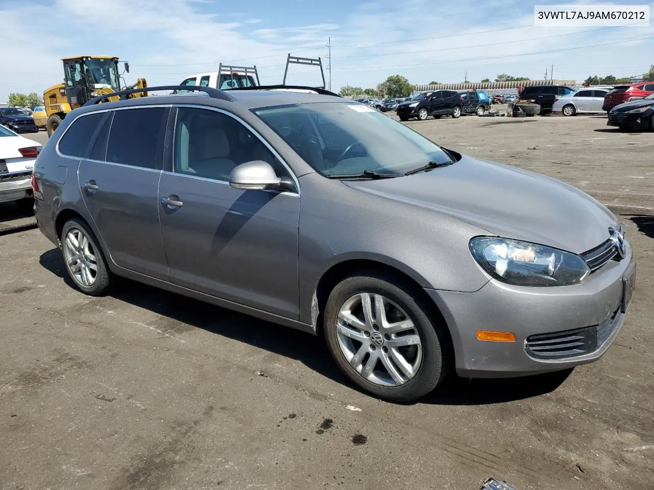 2010 Volkswagen Jetta Tdi VIN: 3VWTL7AJ9AM670212 Lot: 71556684