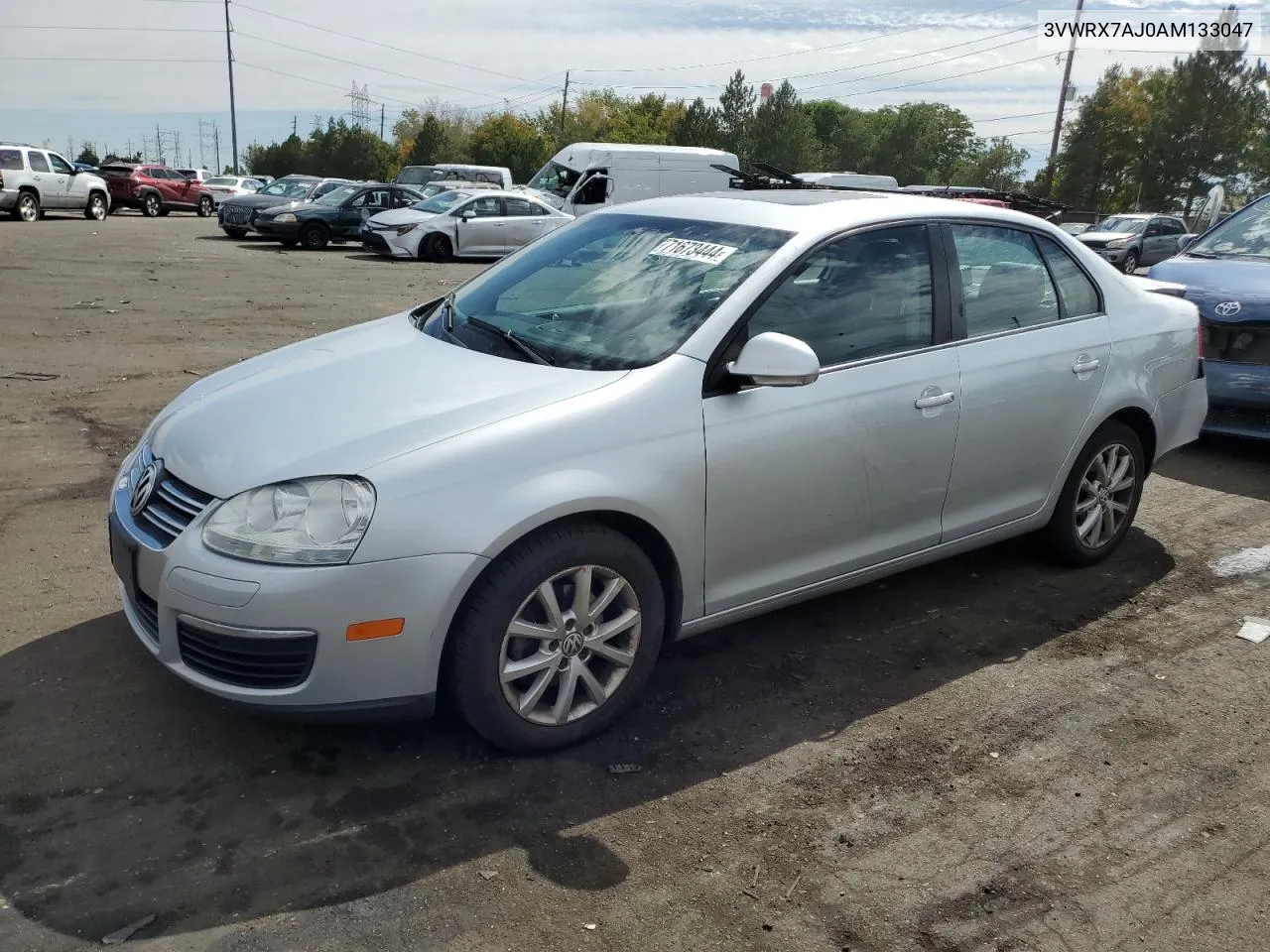 2010 Volkswagen Jetta Se VIN: 3VWRX7AJ0AM133047 Lot: 71673444