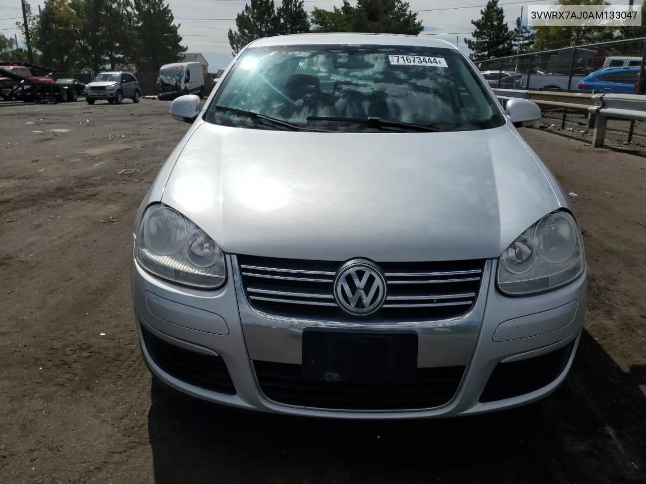 2010 Volkswagen Jetta Se VIN: 3VWRX7AJ0AM133047 Lot: 71673444