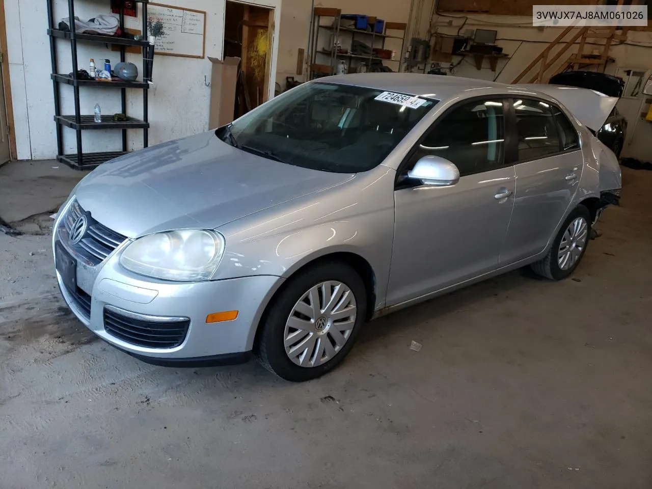 2010 Volkswagen Jetta S VIN: 3VWJX7AJ8AM061026 Lot: 72465934