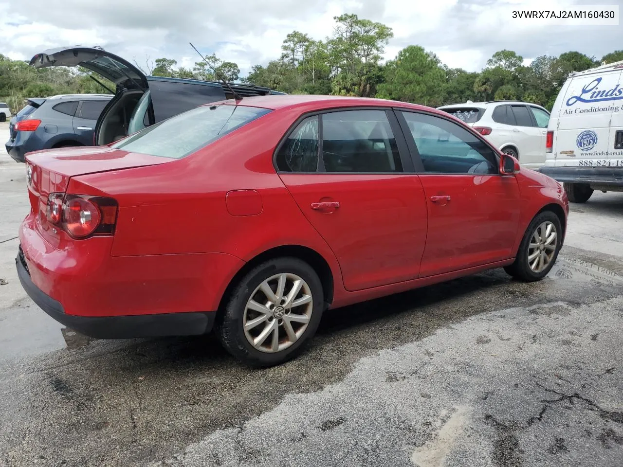 2010 Volkswagen Jetta Se VIN: 3VWRX7AJ2AM160430 Lot: 72501334