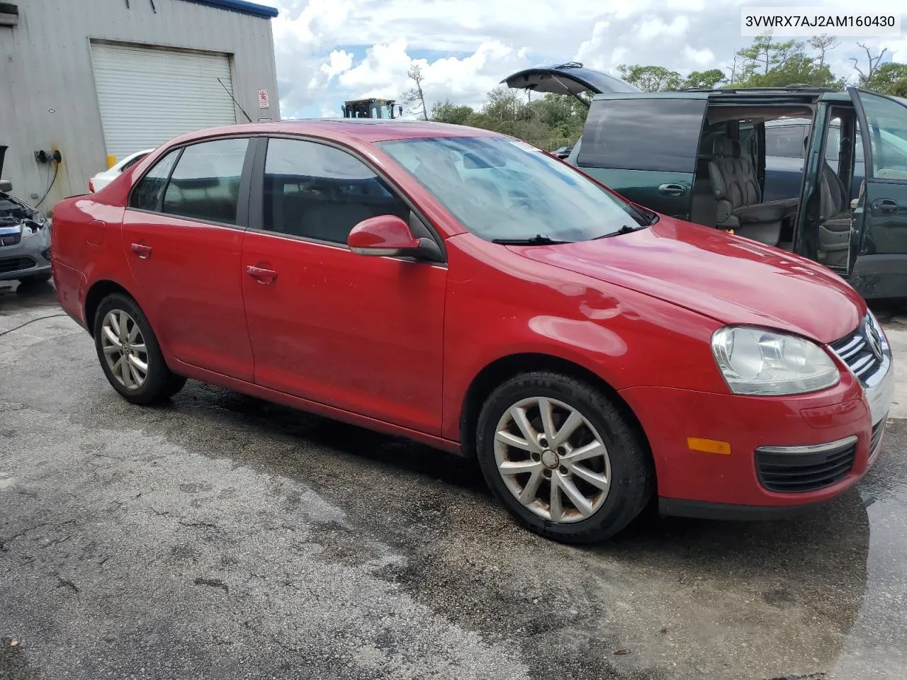 2010 Volkswagen Jetta Se VIN: 3VWRX7AJ2AM160430 Lot: 72501334