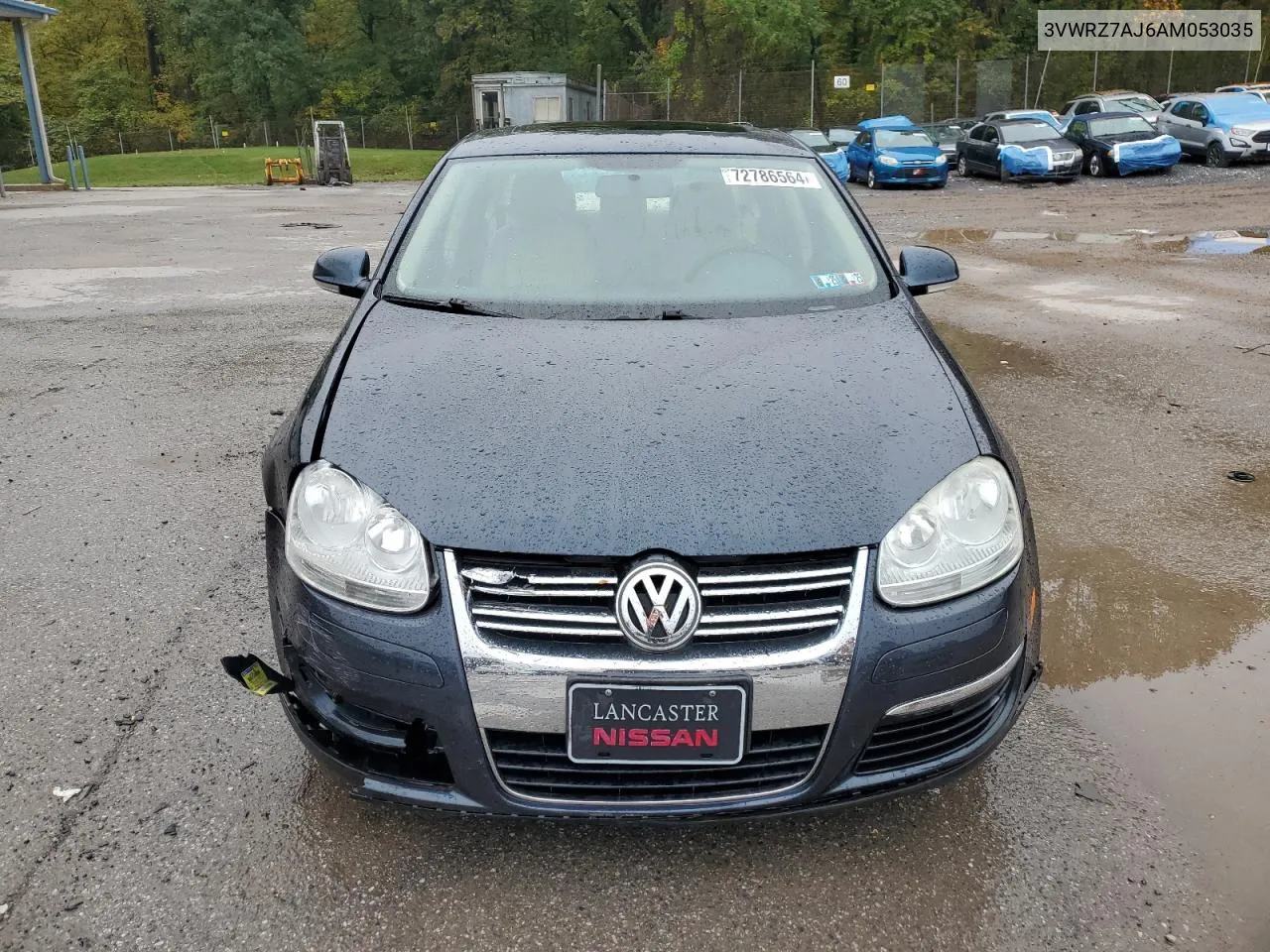 2010 Volkswagen Jetta Se VIN: 3VWRZ7AJ6AM053035 Lot: 72786564