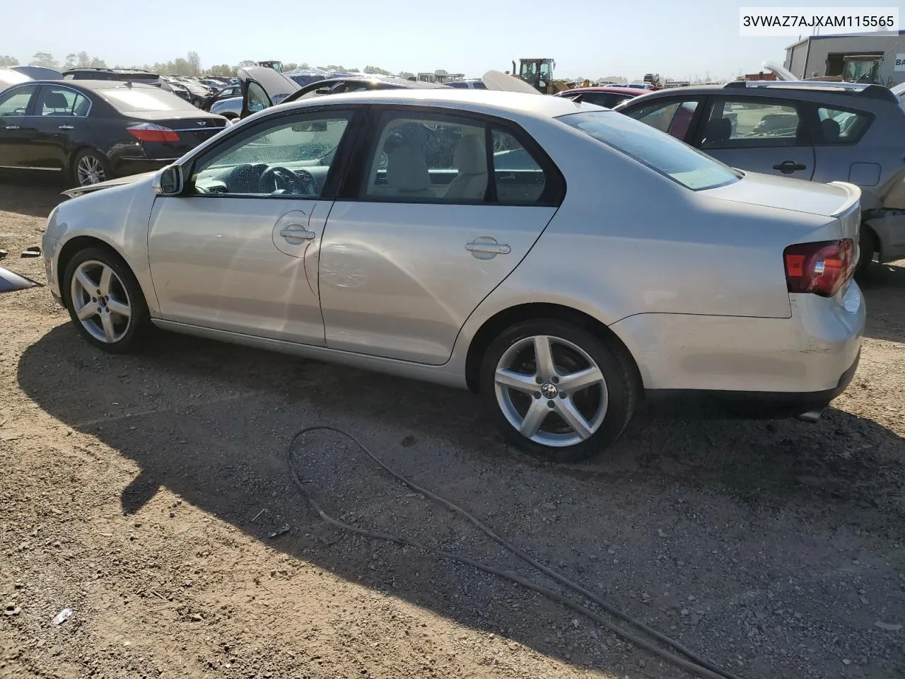 2010 Volkswagen Jetta Limited VIN: 3VWAZ7AJXAM115565 Lot: 73030934