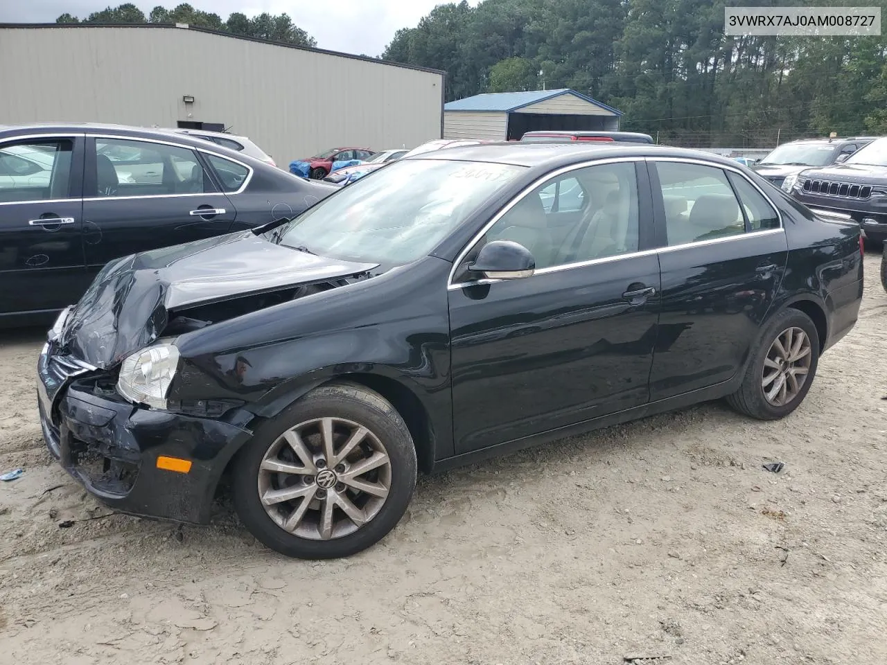 2010 Volkswagen Jetta Se VIN: 3VWRX7AJ0AM008727 Lot: 73604734