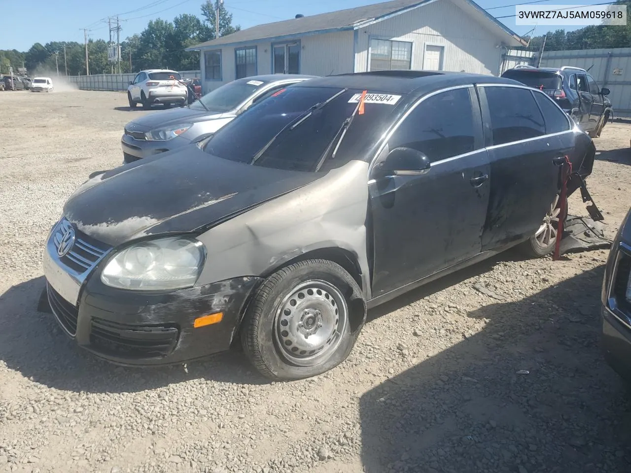 2010 Volkswagen Jetta Se VIN: 3VWRZ7AJ5AM059618 Lot: 74093504