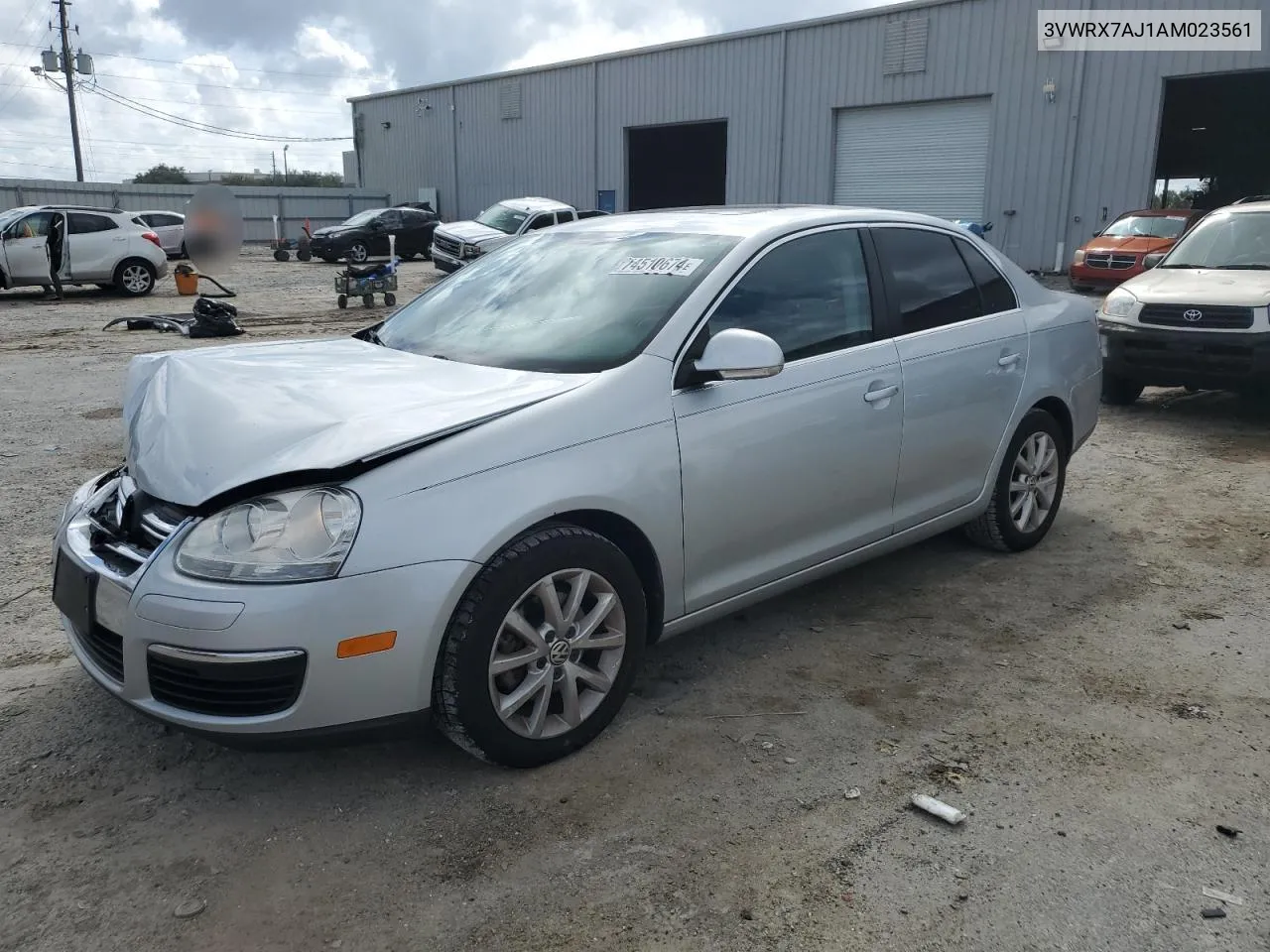 2010 Volkswagen Jetta Se VIN: 3VWRX7AJ1AM023561 Lot: 74510674