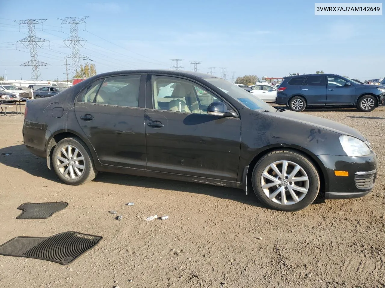 2010 Volkswagen Jetta Se VIN: 3VWRX7AJ7AM142649 Lot: 74535524