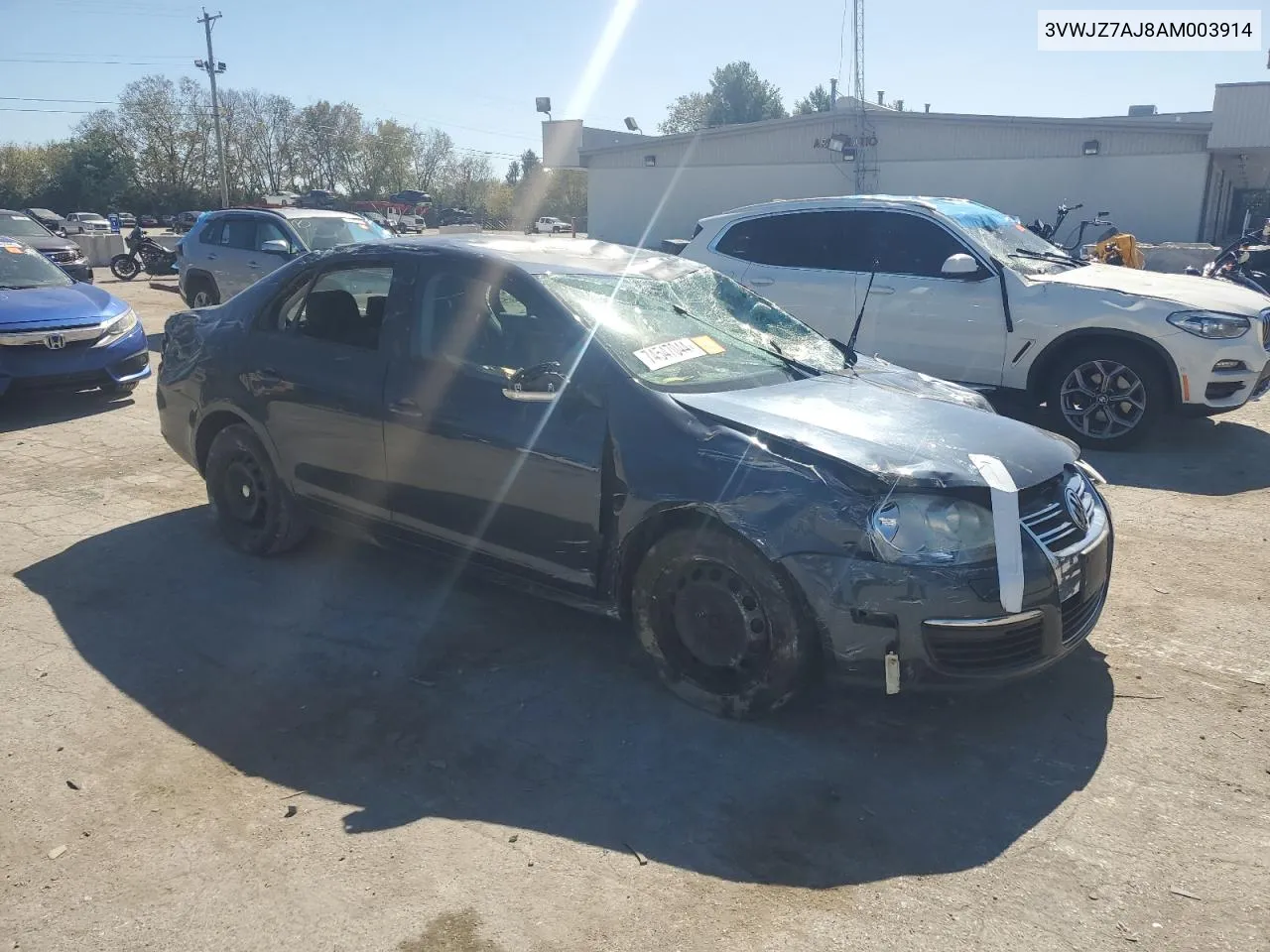 2010 Volkswagen Jetta S VIN: 3VWJZ7AJ8AM003914 Lot: 74547044