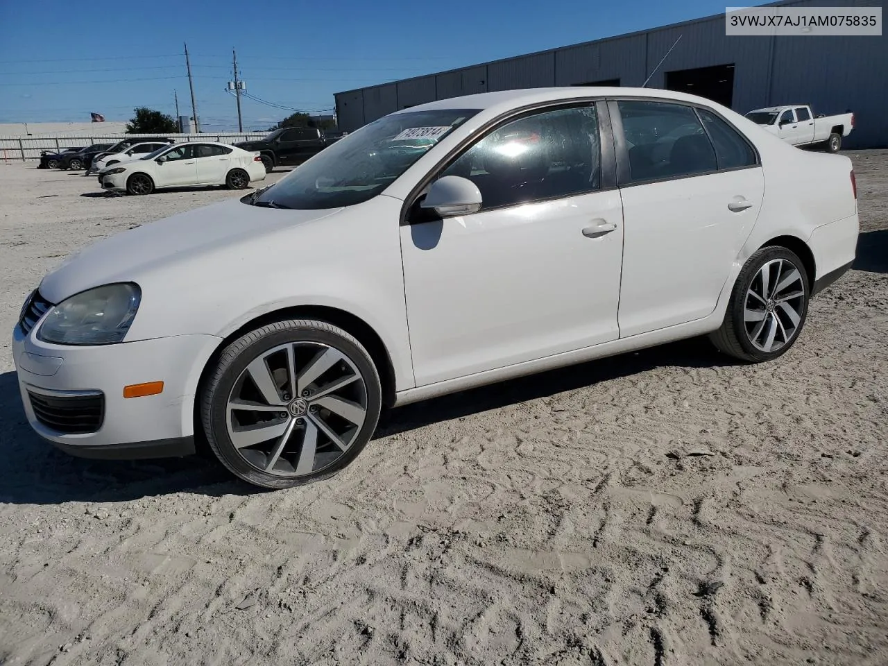 2010 Volkswagen Jetta S VIN: 3VWJX7AJ1AM075835 Lot: 74973814