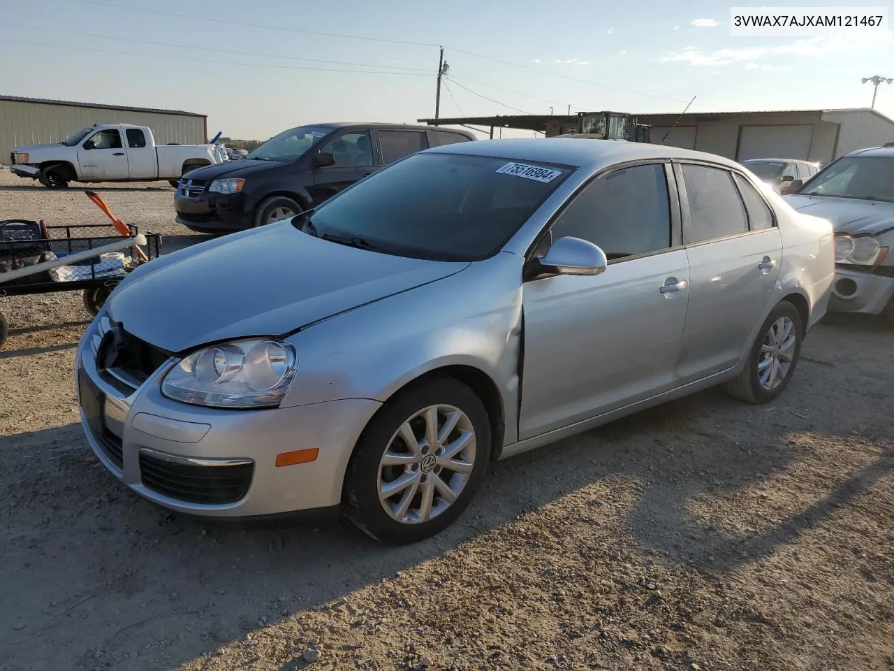 2010 Volkswagen Jetta Limited VIN: 3VWAX7AJXAM121467 Lot: 75516984