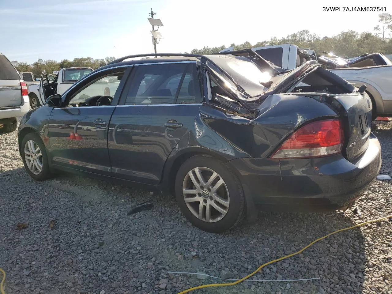 2010 Volkswagen Jetta Tdi VIN: 3VWPL7AJ4AM637541 Lot: 76248454