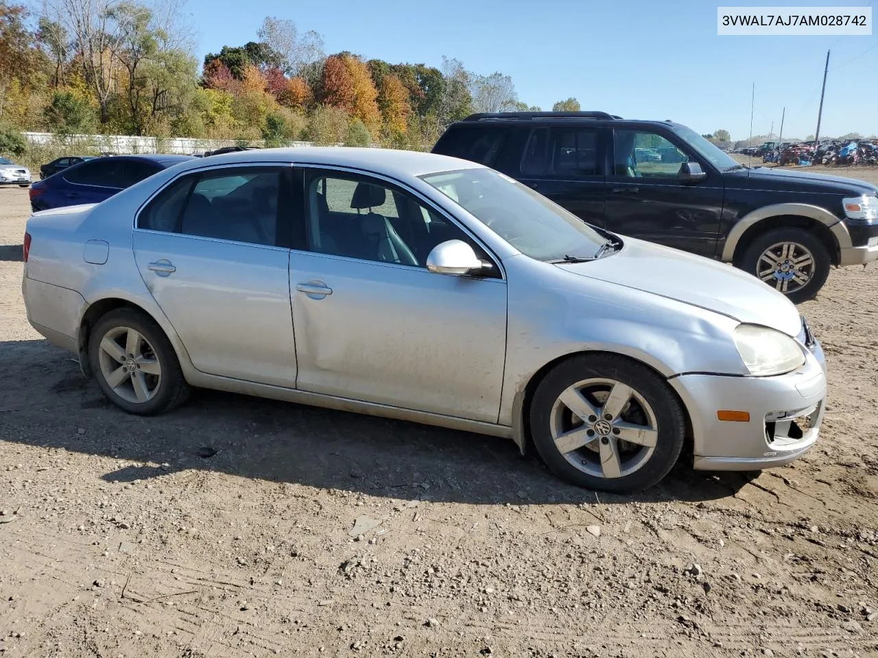 2010 Volkswagen Jetta Tdi VIN: 3VWAL7AJ7AM028742 Lot: 76446824