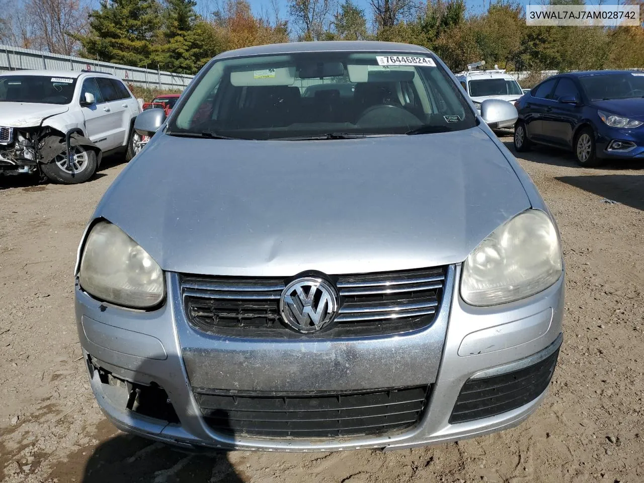 2010 Volkswagen Jetta Tdi VIN: 3VWAL7AJ7AM028742 Lot: 76446824