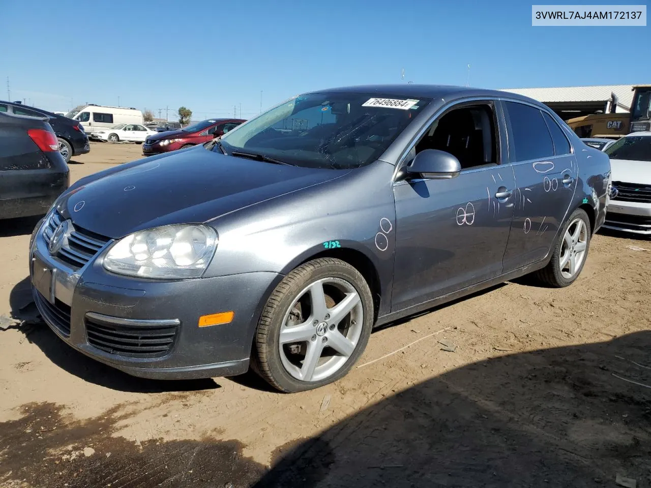 2010 Volkswagen Jetta Tdi VIN: 3VWRL7AJ4AM172137 Lot: 76496884