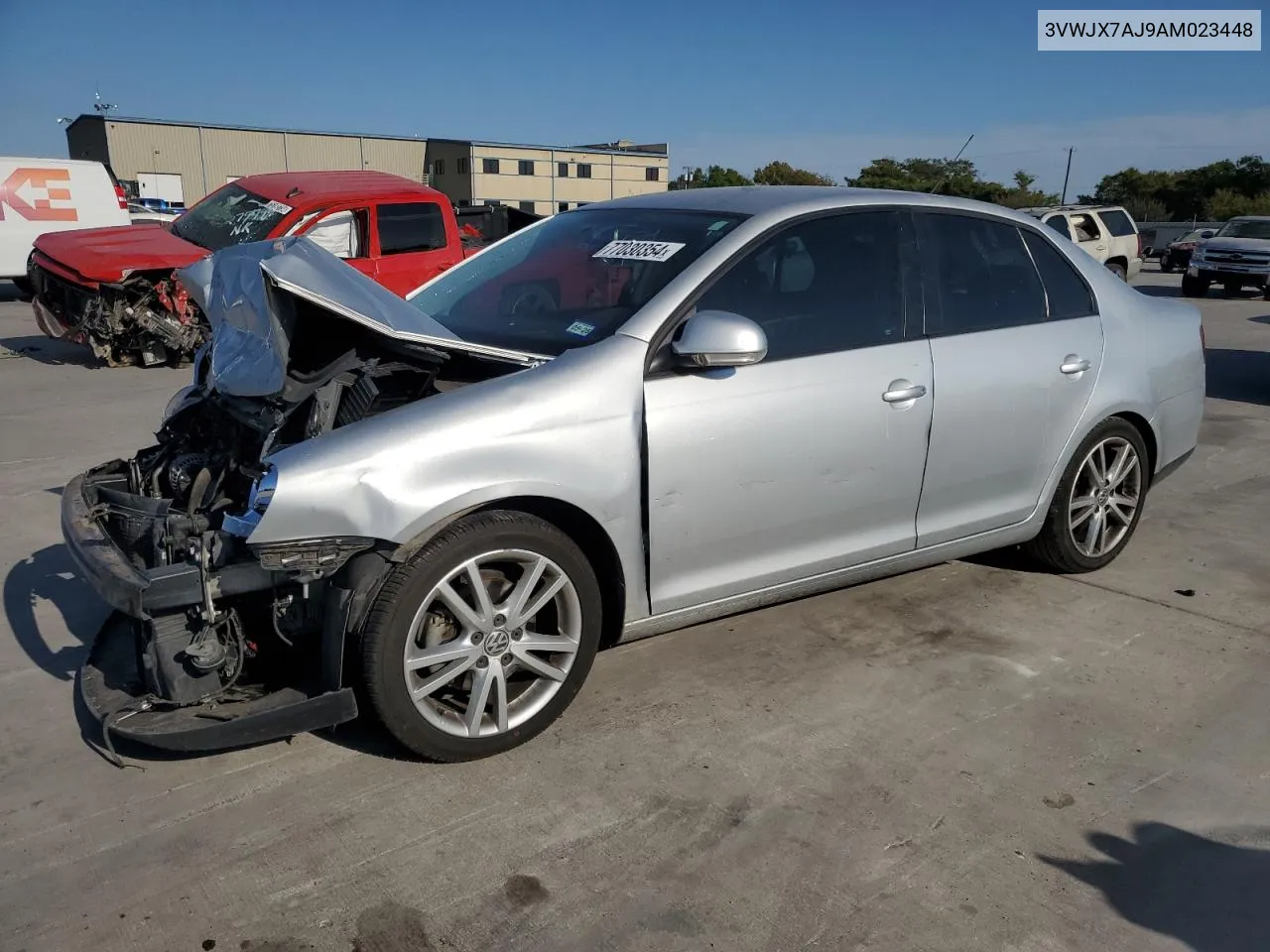 2010 Volkswagen Jetta S VIN: 3VWJX7AJ9AM023448 Lot: 77030354