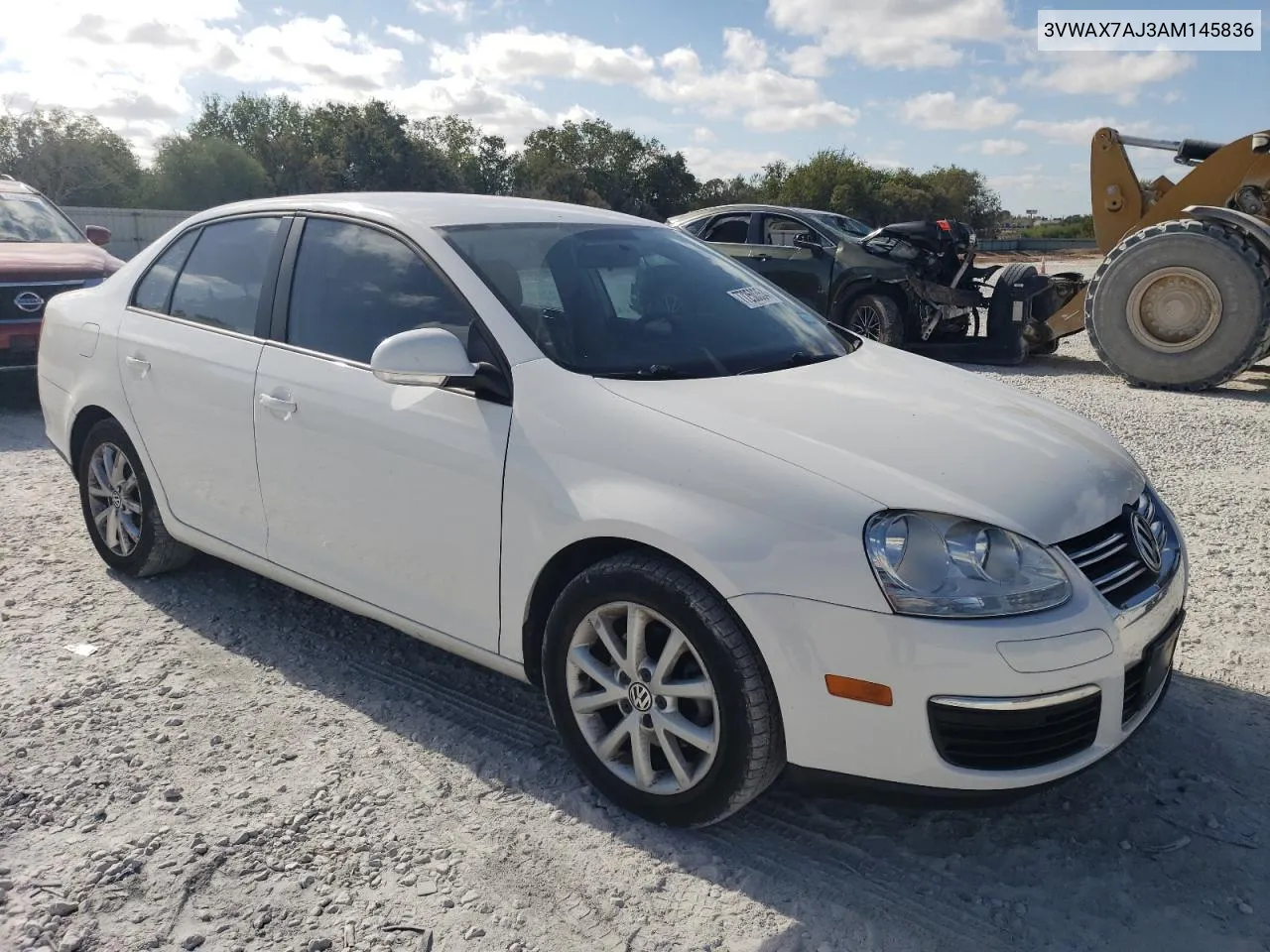 2010 Volkswagen Jetta Limited VIN: 3VWAX7AJ3AM145836 Lot: 77250354