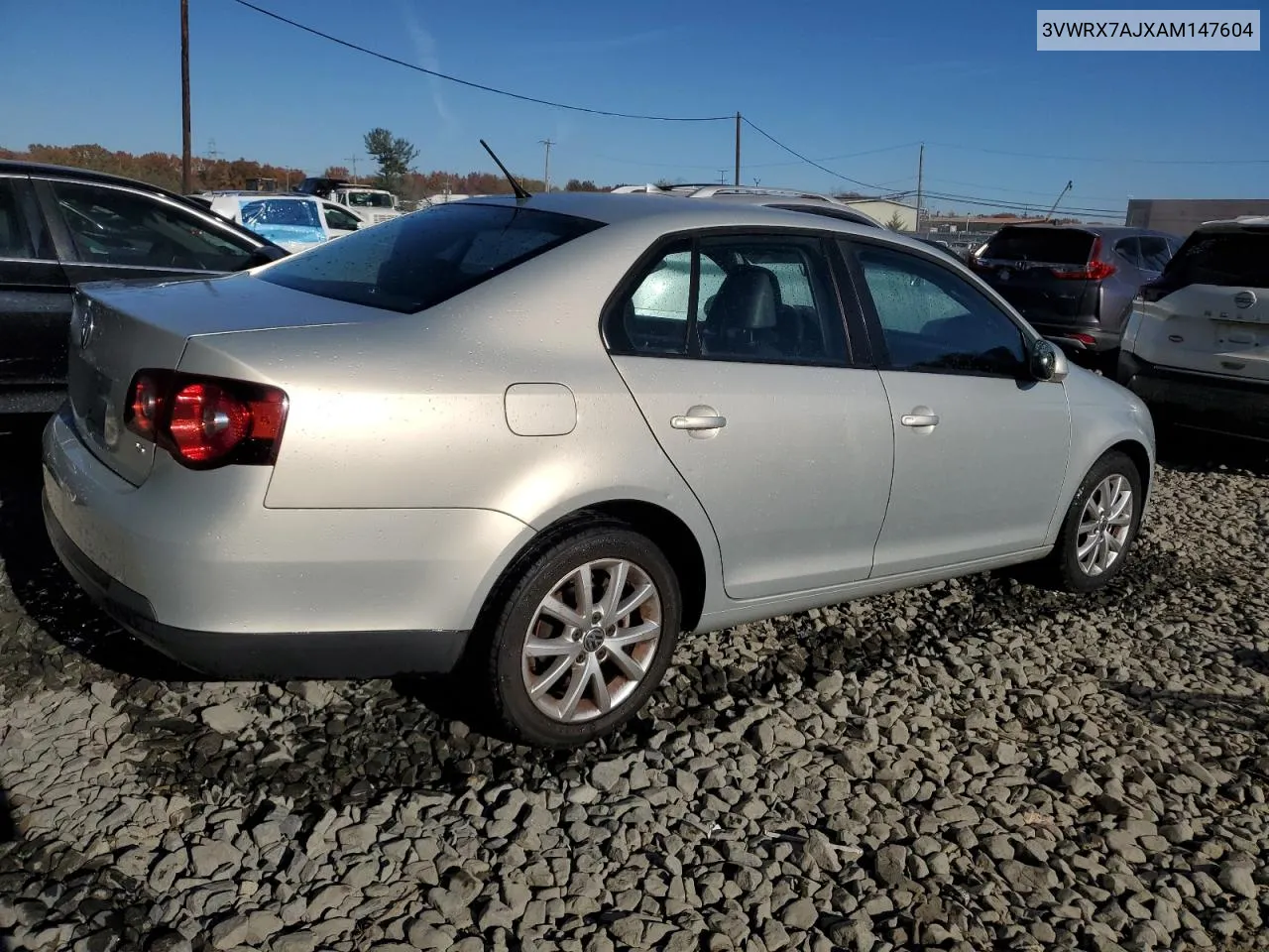 2010 Volkswagen Jetta Se VIN: 3VWRX7AJXAM147604 Lot: 77849694