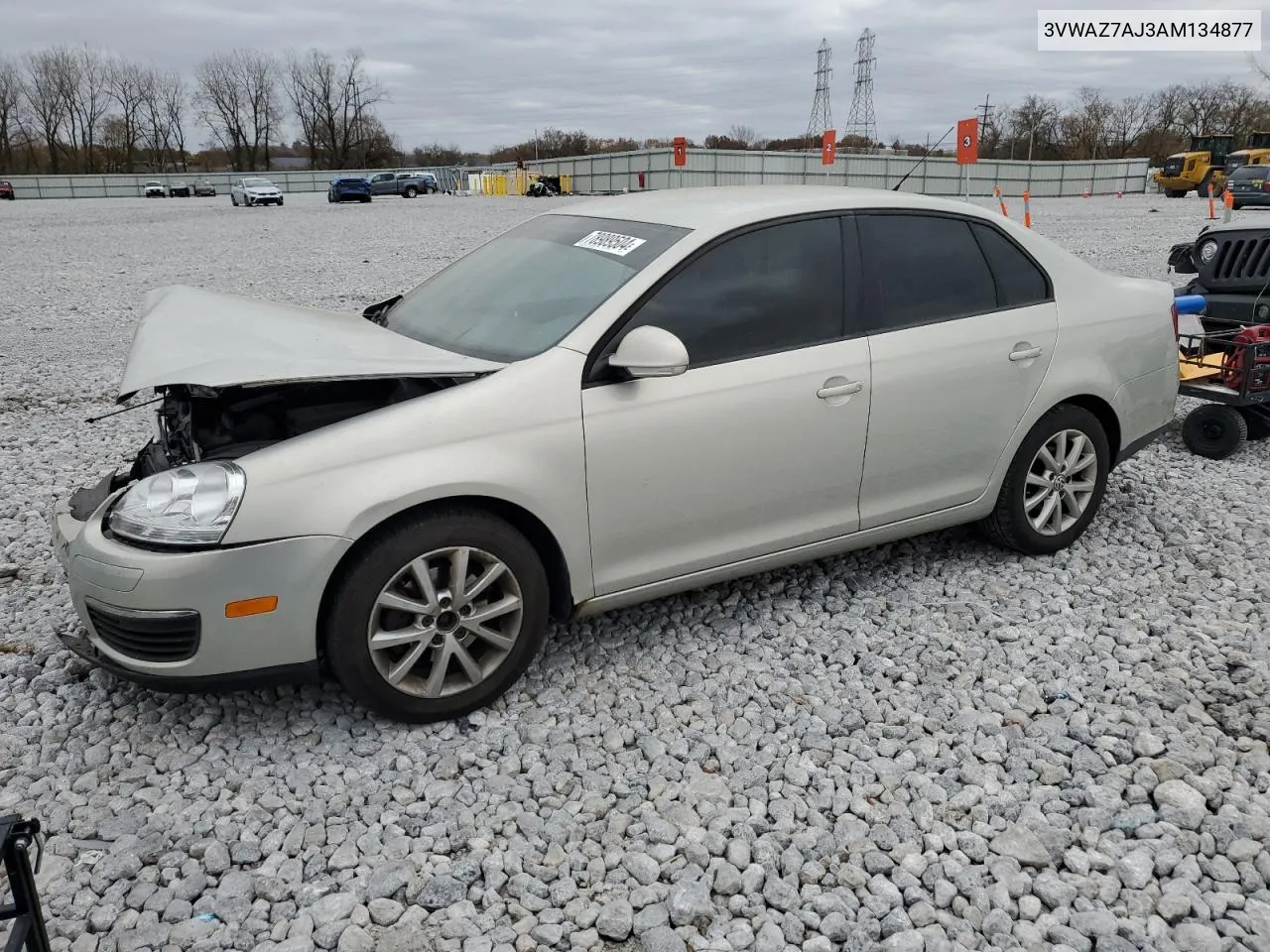 2010 Volkswagen Jetta Limited VIN: 3VWAZ7AJ3AM134877 Lot: 78989504