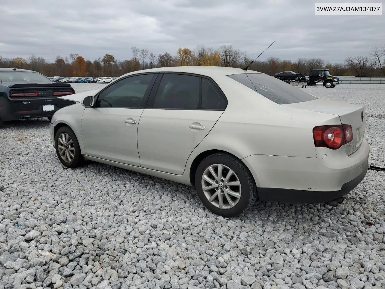 2010 Volkswagen Jetta Limited VIN: 3VWAZ7AJ3AM134877 Lot: 78989504