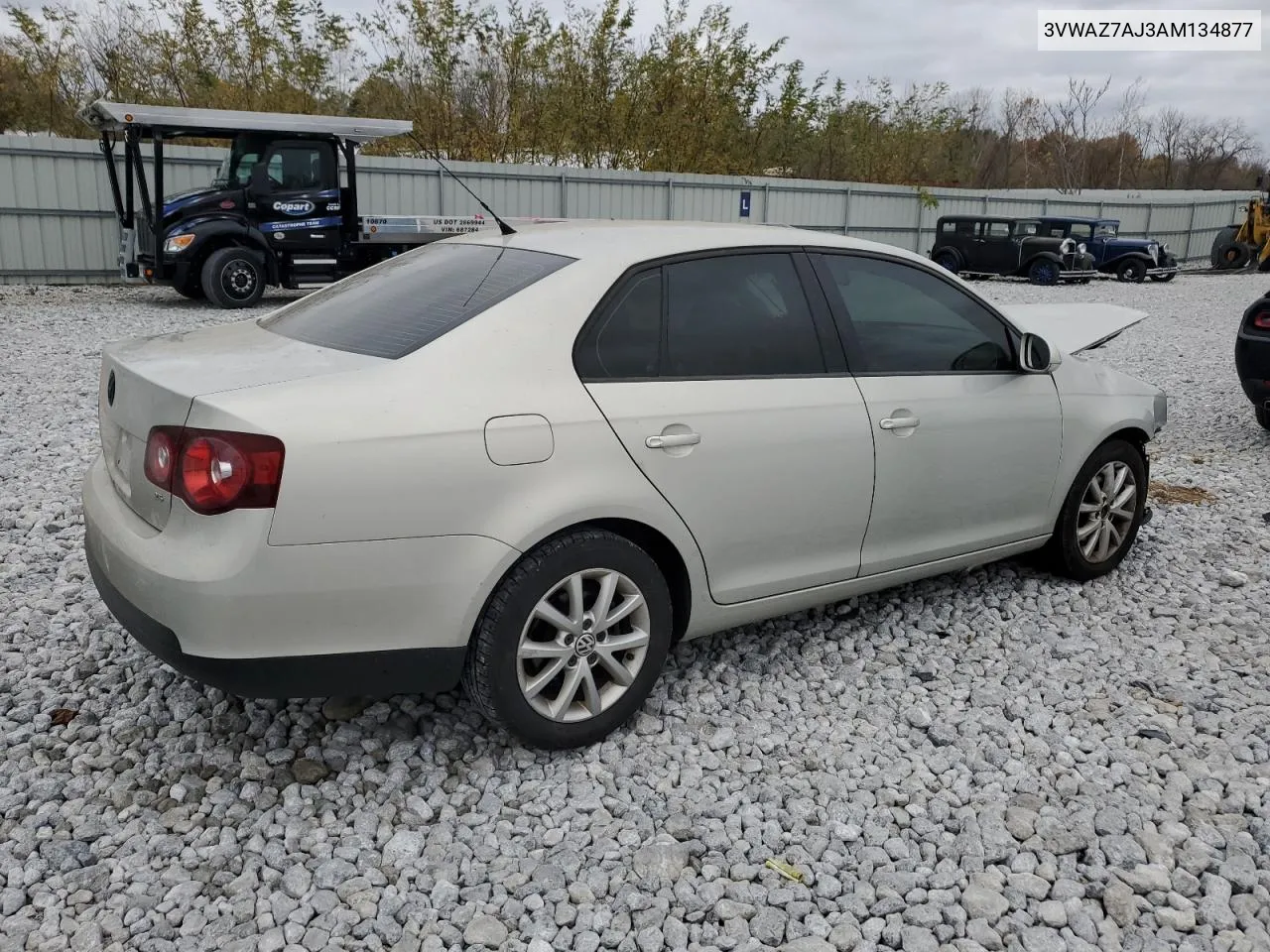 2010 Volkswagen Jetta Limited VIN: 3VWAZ7AJ3AM134877 Lot: 78989504