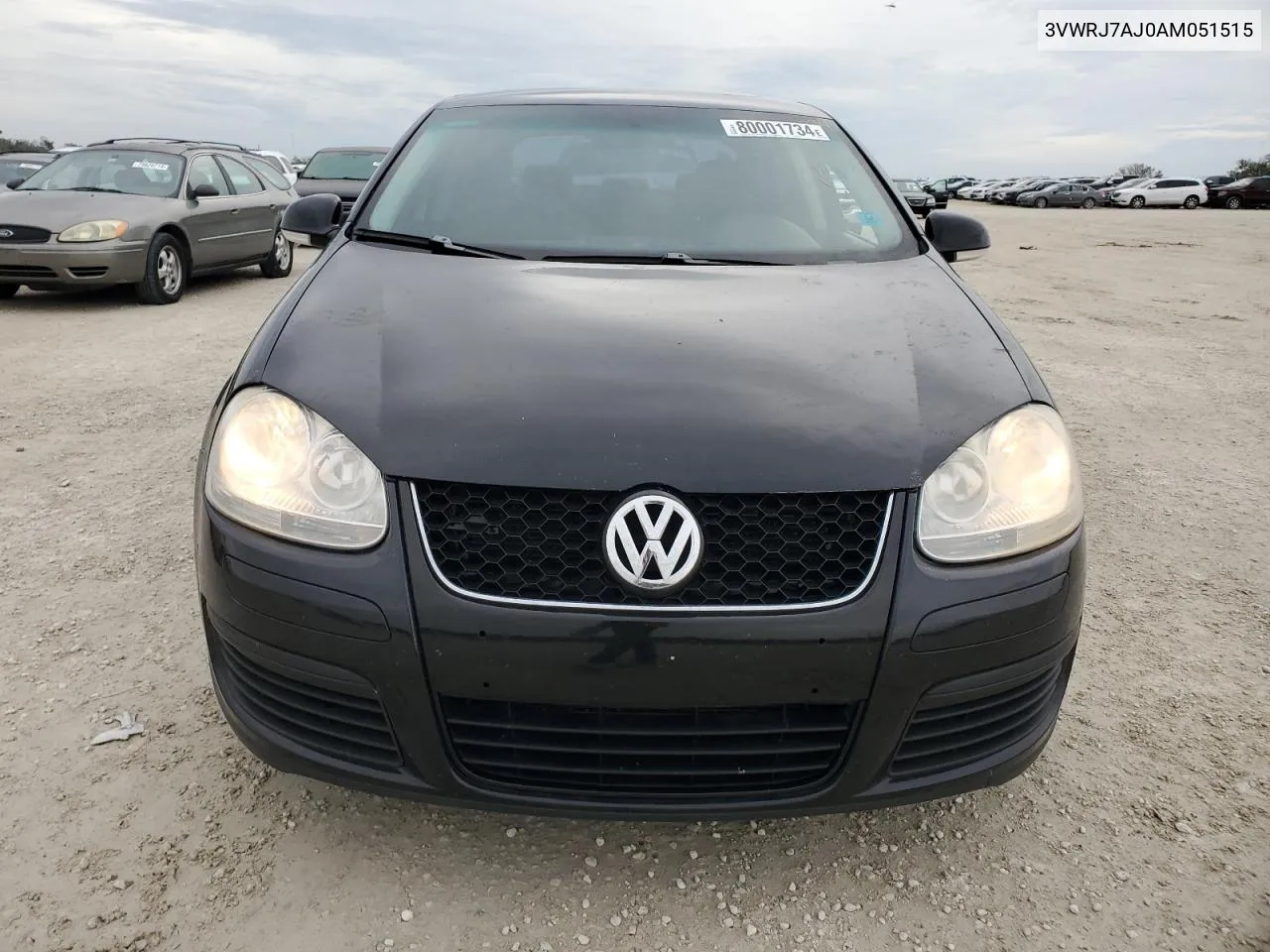 2010 Volkswagen Jetta Wolfsburg VIN: 3VWRJ7AJ0AM051515 Lot: 80001734