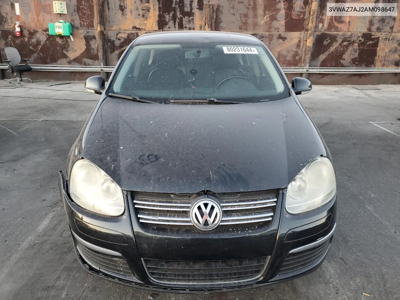 2010 Volkswagen Jetta Limited VIN: 3VWAZ7AJ2AM098647 Lot: 80231644