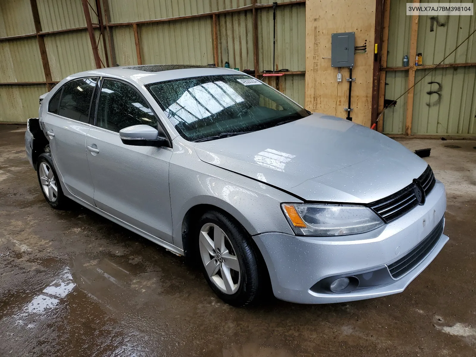 2011 Volkswagen Jetta Sel VIN: 3VWLX7AJ7BM398104 Lot: 49500264