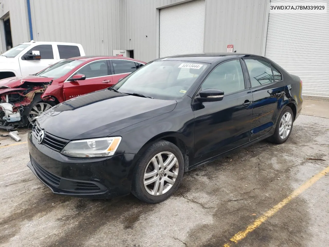 2011 Volkswagen Jetta Se VIN: 3VWDX7AJ7BM339929 Lot: 53413444