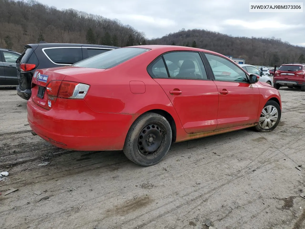 2011 Volkswagen Jetta Se VIN: 3VWDX7AJ9BM373306 Lot: 56058654