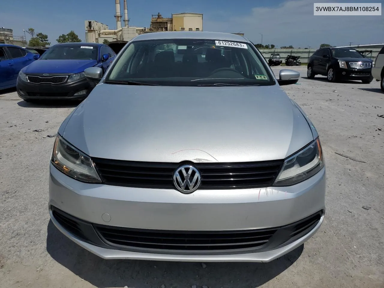 2011 Volkswagen Jetta Se VIN: 3VWBX7AJ8BM108254 Lot: 61252683