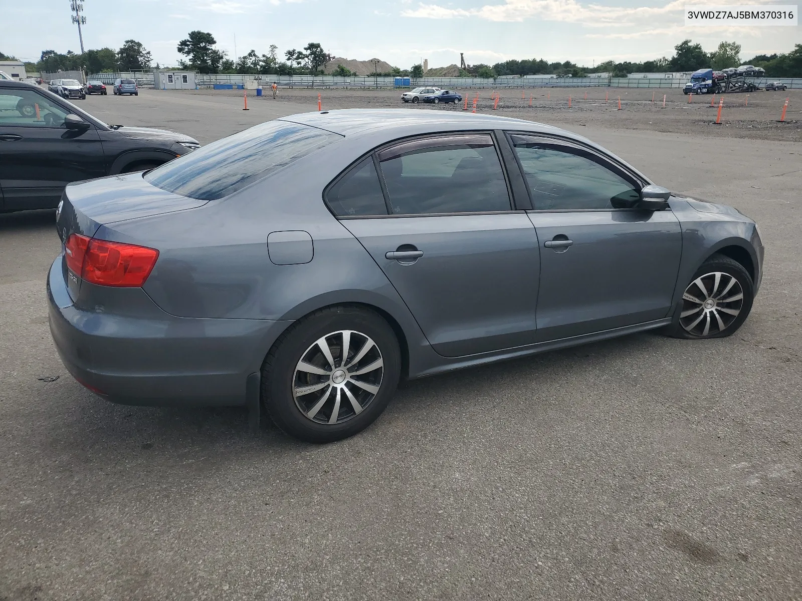 2011 Volkswagen Jetta Se VIN: 3VWDZ7AJ5BM370316 Lot: 64356894