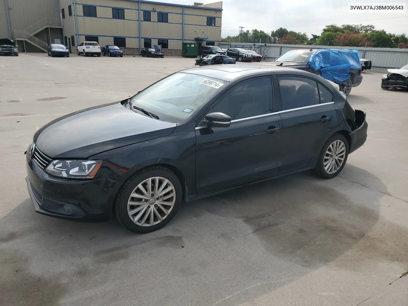 3VWLX7AJ3BM006543 2011 Volkswagen Jetta Sel