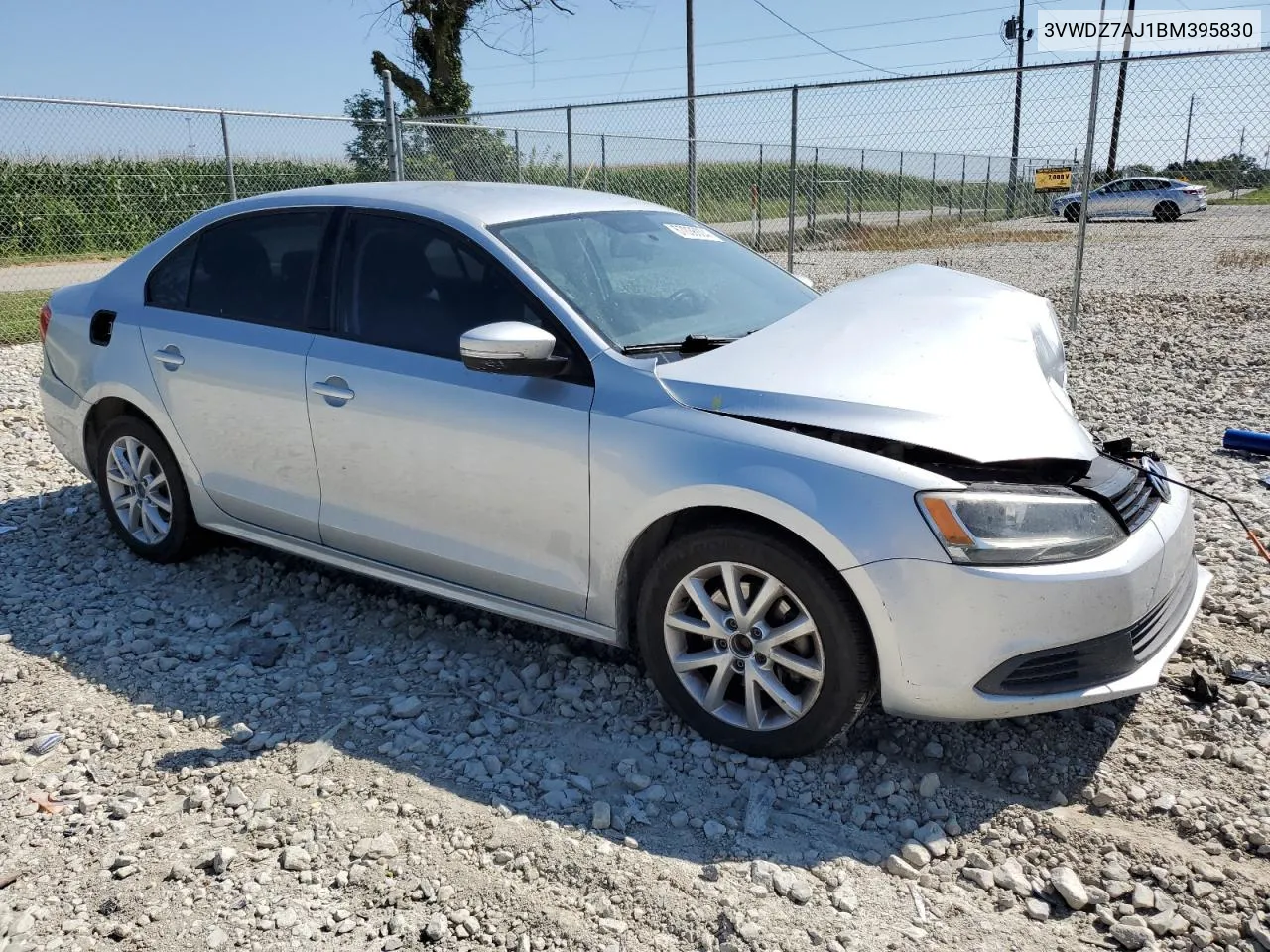 2011 Volkswagen Jetta Se VIN: 3VWDZ7AJ1BM395830 Lot: 67036004