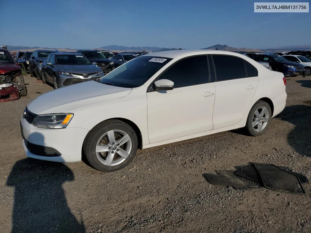 2011 Volkswagen Jetta Tdi VIN: 3VWLL7AJ4BM131756 Lot: 67922534