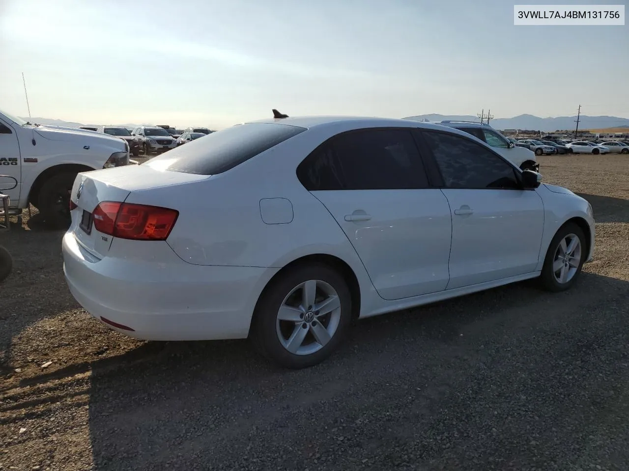 2011 Volkswagen Jetta Tdi VIN: 3VWLL7AJ4BM131756 Lot: 67922534