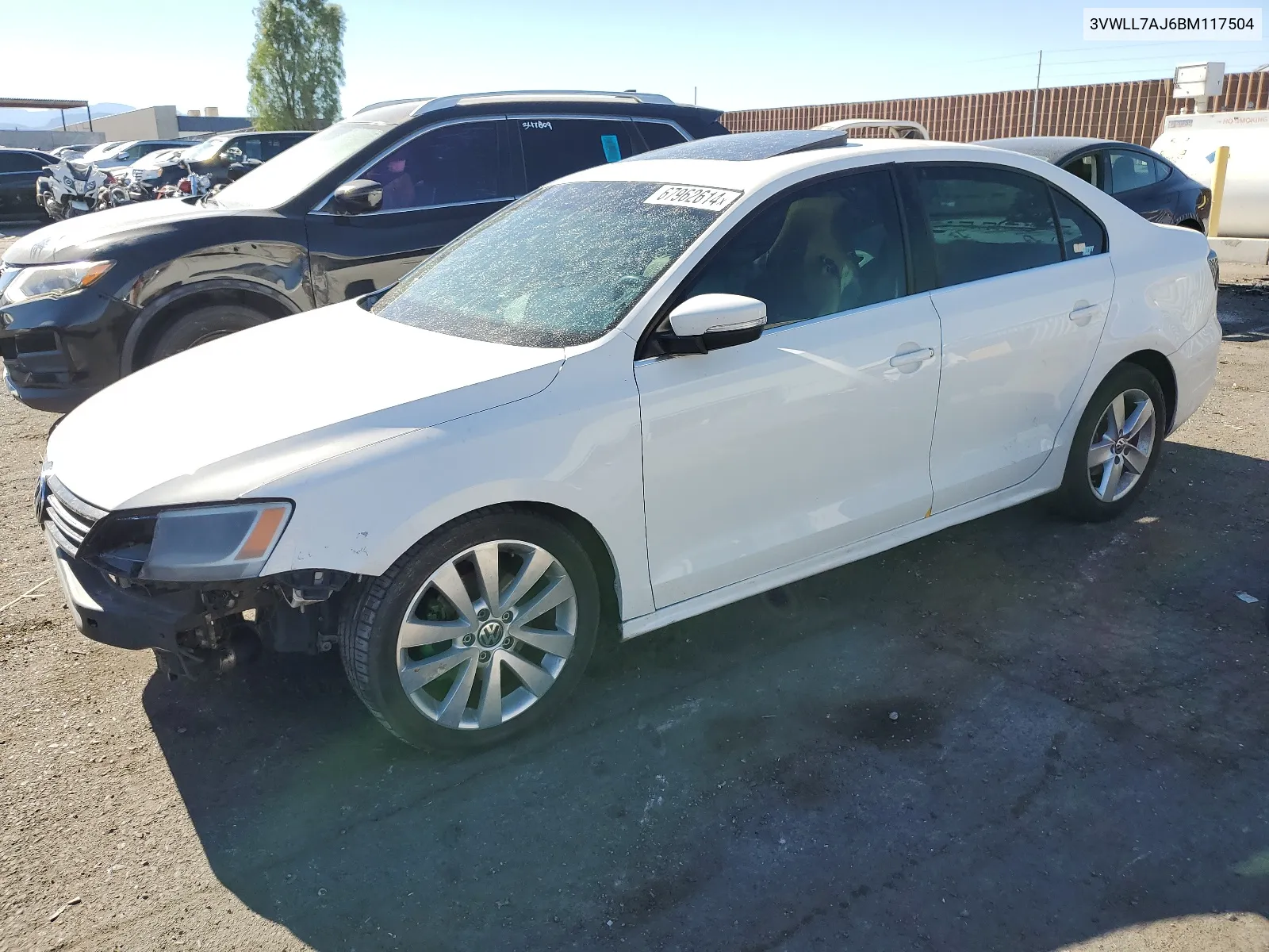 2011 Volkswagen Jetta Tdi VIN: 3VWLL7AJ6BM117504 Lot: 67962614