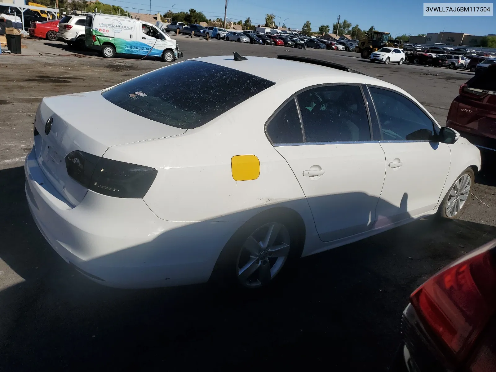 2011 Volkswagen Jetta Tdi VIN: 3VWLL7AJ6BM117504 Lot: 67962614