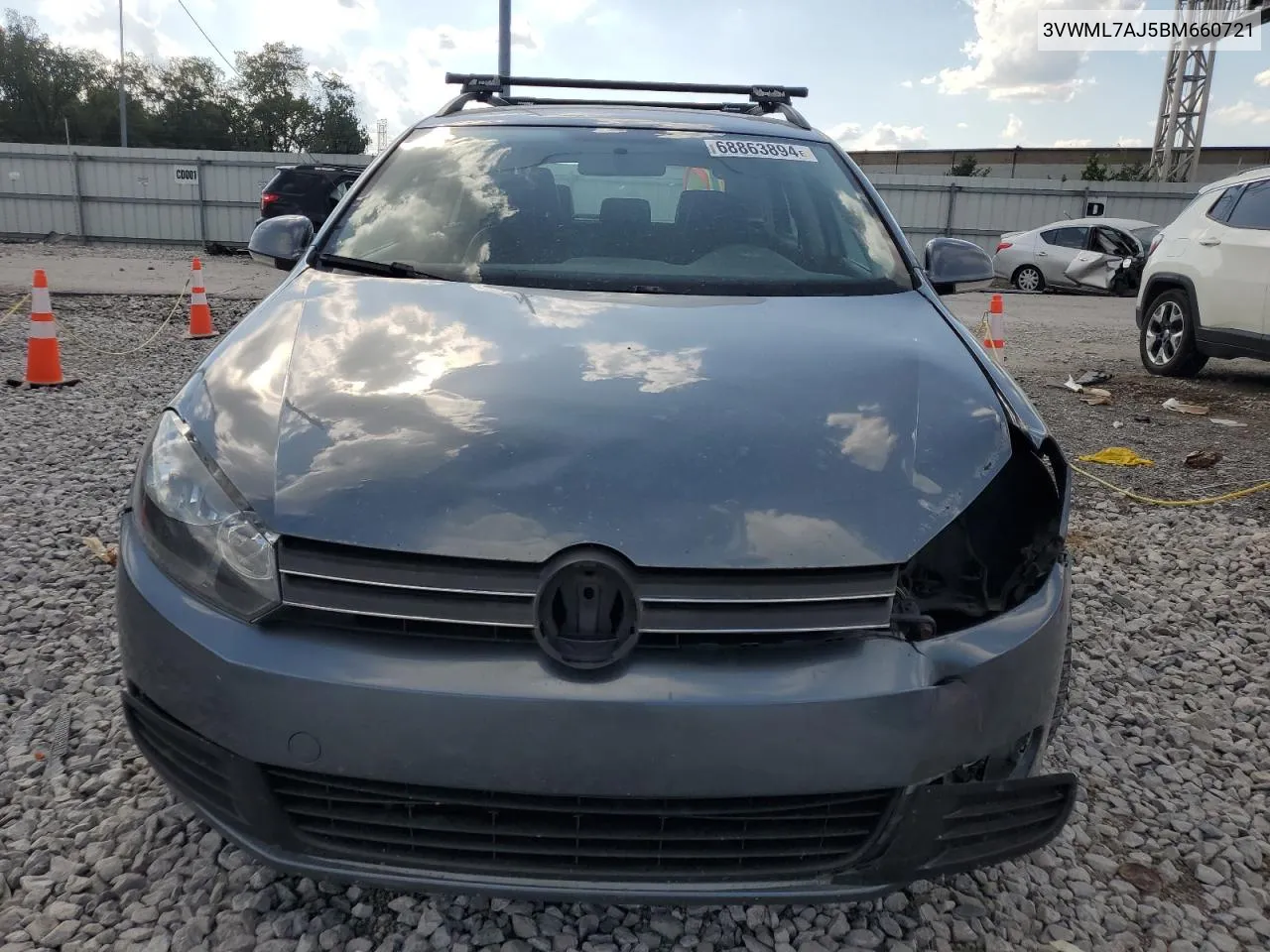 2011 Volkswagen Jetta Tdi VIN: 3VWML7AJ5BM660721 Lot: 68863894