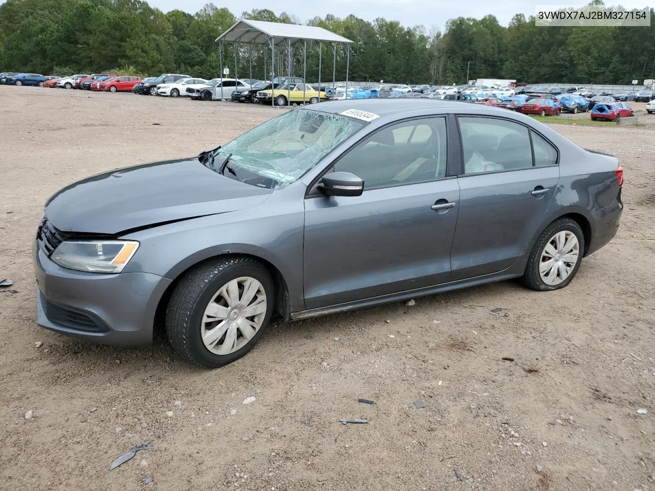 2011 Volkswagen Jetta Se VIN: 3VWDX7AJ2BM327154 Lot: 69895344