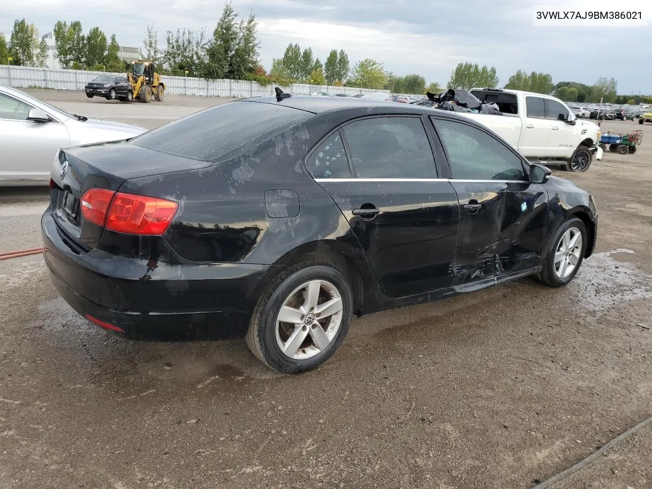 2011 Volkswagen Jetta Sel VIN: 3VWLX7AJ9BM386021 Lot: 70189244